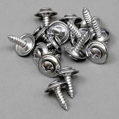 Pico wiring trim screws steel chrome phillips #8 .625" underhead length setof15