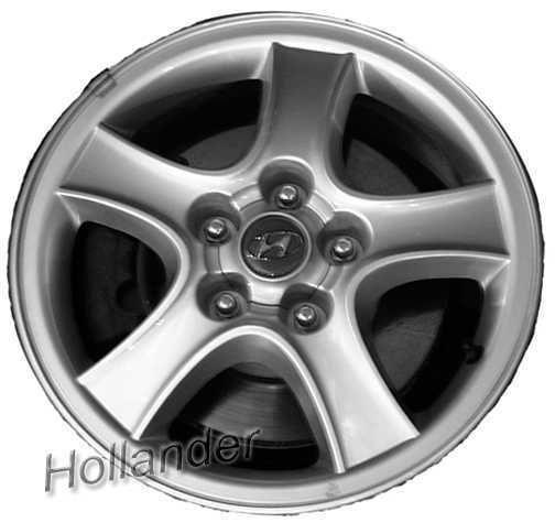 01 02 03 04 santa fe wheel 16x6-1/2 5 spoke alloy