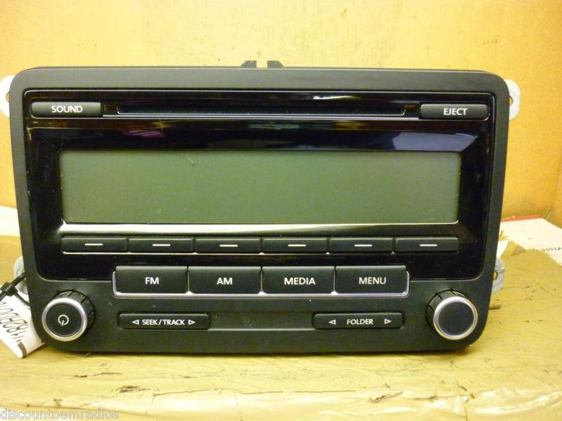 11-12 vw volkswagen jetta radio cd & theft code media satellite 1k0035164a 