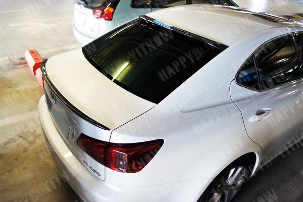 Combo carbon fiber lexus isii is250 is350 is f wd roof & oe trunk spoiler 06-11