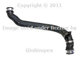 Mercedes w211 e350 (+917) radiator hose upper genuine new + warranty