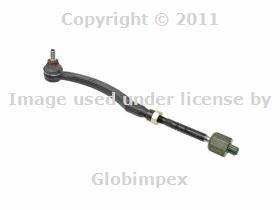 Bmw mini r50 r52 (03-06) tie rod assembly left oem new + 1 year warranty