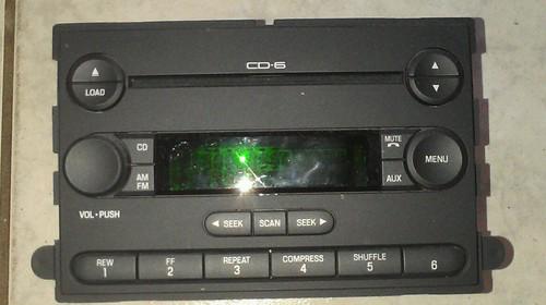 2006 2007 ford f-250 f-350 super duty sd - am fm cd player radio 6c3t-18c815-ab