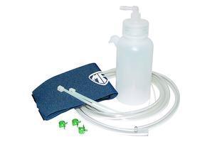 Motion pro coolant recovery system,clear,8 oz bottle,hoses,clamps,mounting strap