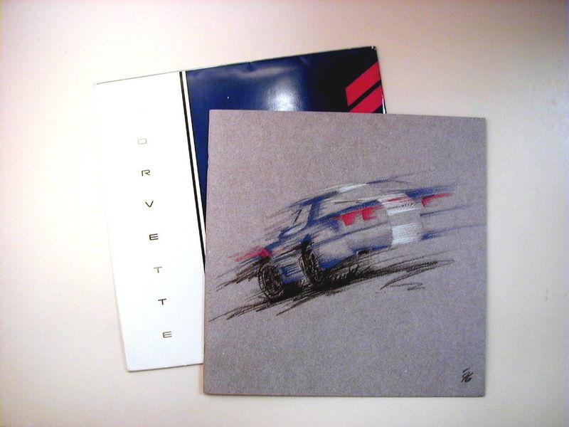 1996 corvette sales brochure real original