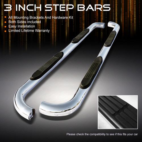 10-13 ram 2500/32500 mega cab 3" polished stainless steel side step nerf bar