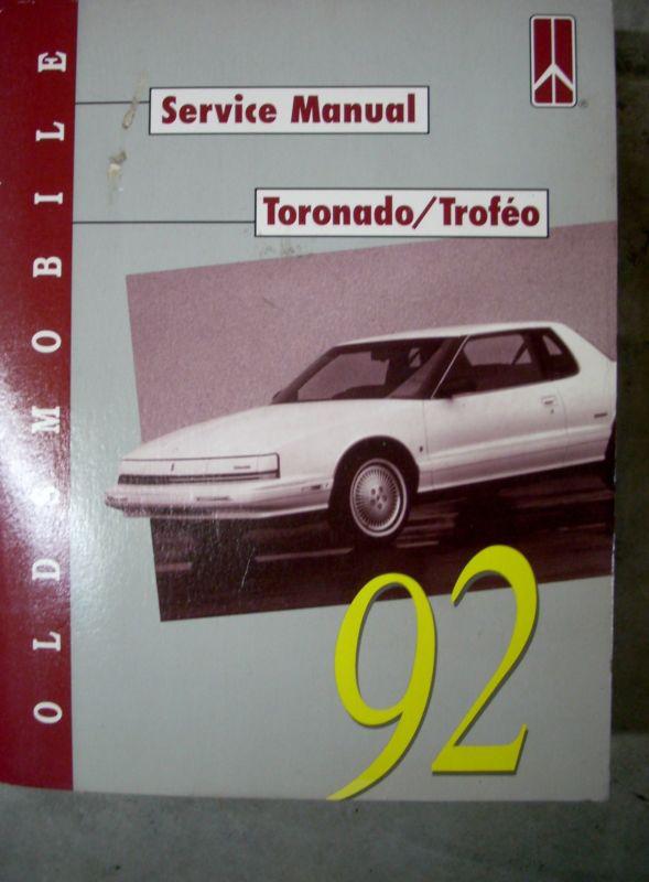 1992 92 olds oldsmobile toronado trofeo workshop shop service repair manual book