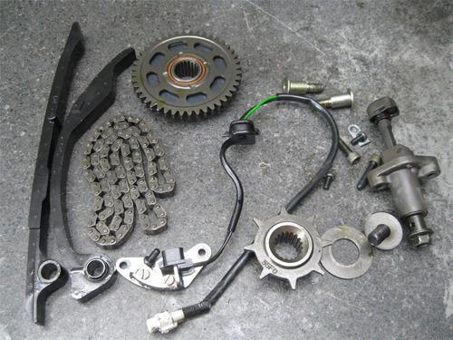 02 suzuki gsxr gsx-r 600 cam chain & tensioner 27e