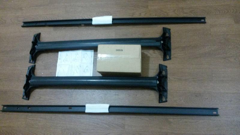 2009 -2014 traverse roof rack cross rail package 19244268 w/ 2 steel c-channels