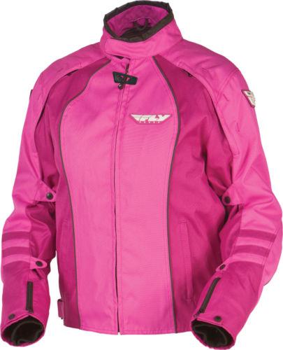 Fly racing georgia ii ladies motorcycle jacket pink small