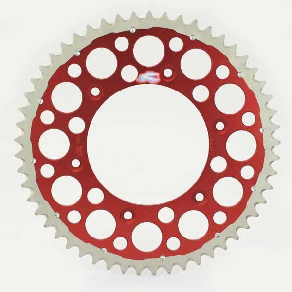 Renthal twinring heavy duty rear sprocket - red - 51t  1540-520-51gprd