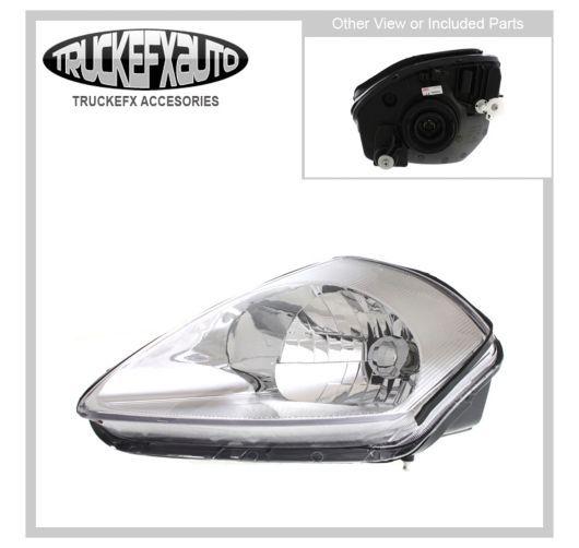 Driving light with bulbs new clear lens left hand halogen lh driver side car