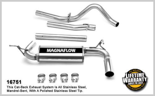 Magnaflow 16751 jeep truck wrangler stainless cat-back performance exhaust