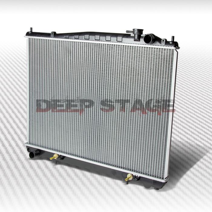 00-04 nissan pathfinder/qx4 jr50 v6 3.5l at replacement aluminum core radiator