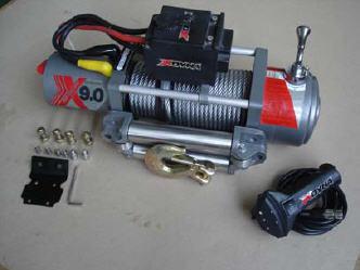 9,000 lb. 12vdc atv - 4x4 electric winch