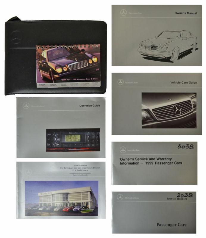 1999 mercedes benz e300 turbodiesel e320 e430 e55 amg owners operators manual