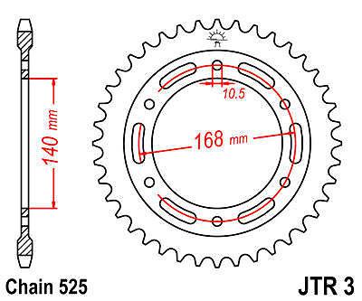 Jt sprocket rear 41t steel bmw f650 gs se 2012