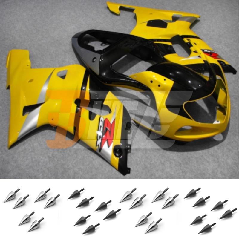 Bolt kit & injection fairing kit bodywork for suzuki gsx r 1000 k1 2001 2002 ap