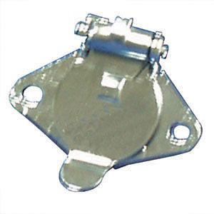 Pollak trailer connector, 4-way, socket/car-end, pkg 11-410v