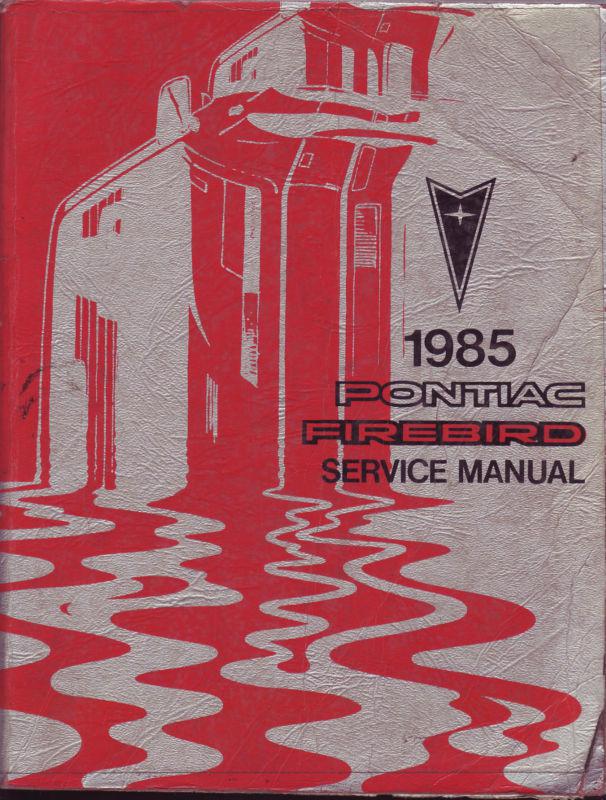 1985 pontiac firebird service manual