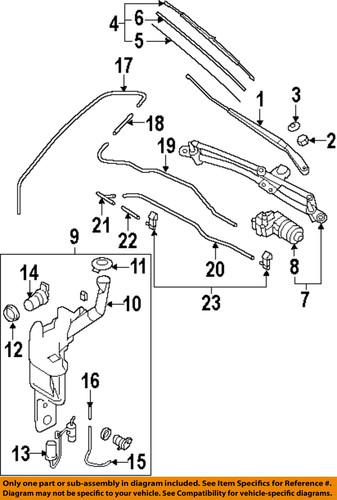 Mazda oem bj0e67330 9u windshield wiper blade/wiper blade