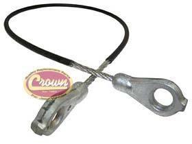 Cj tailgate cable jeep cj, one pair