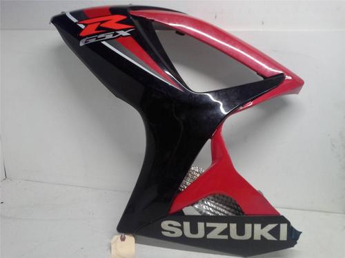 Oem 2006-2007 suzuki gsx 600r/ gsx 750r red/black fairing: left side 9448501h**l