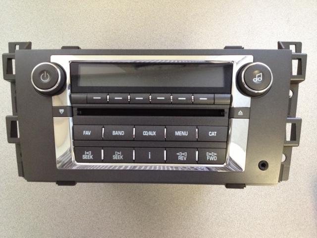 2008 cadillac dts oem radio w/ factory aux (15948003)