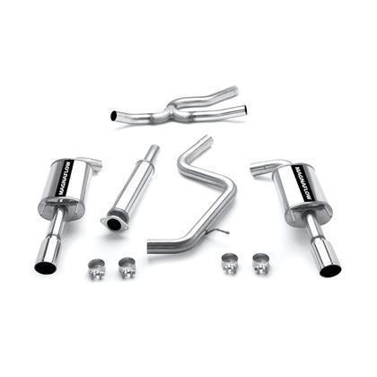 06-11 chevy impala 3.5l & 3.9l magnaflow cat-back exhaust system w/ tip 16708