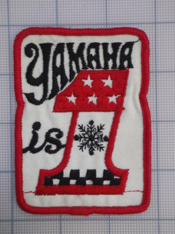 Vintage yamaha  patch 70s-80s biker motorcycle motocross birtbike winter patch