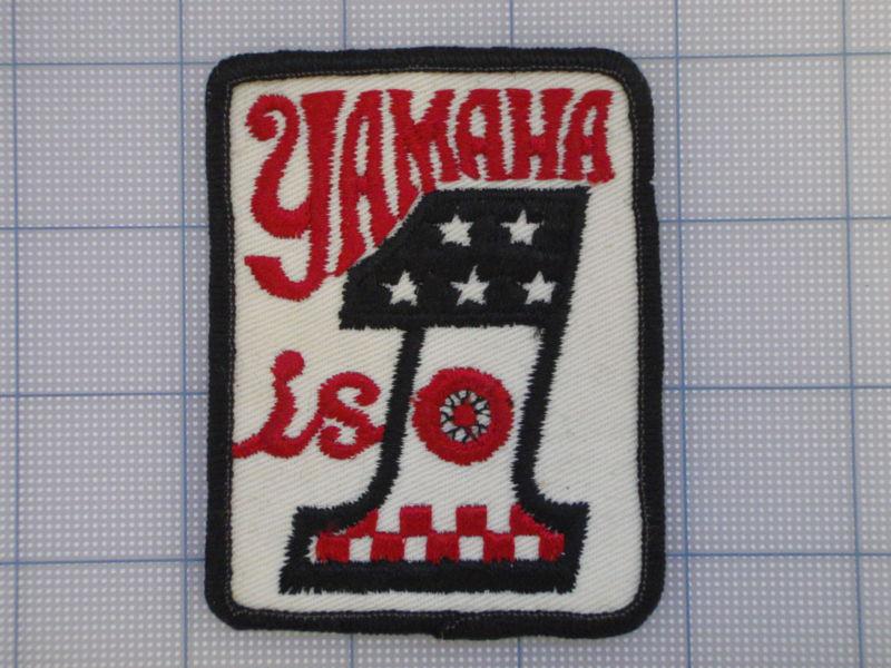 Vintage yamaha  patch 70s-80s biker motorcycle motocross birtbike yamaha is#1