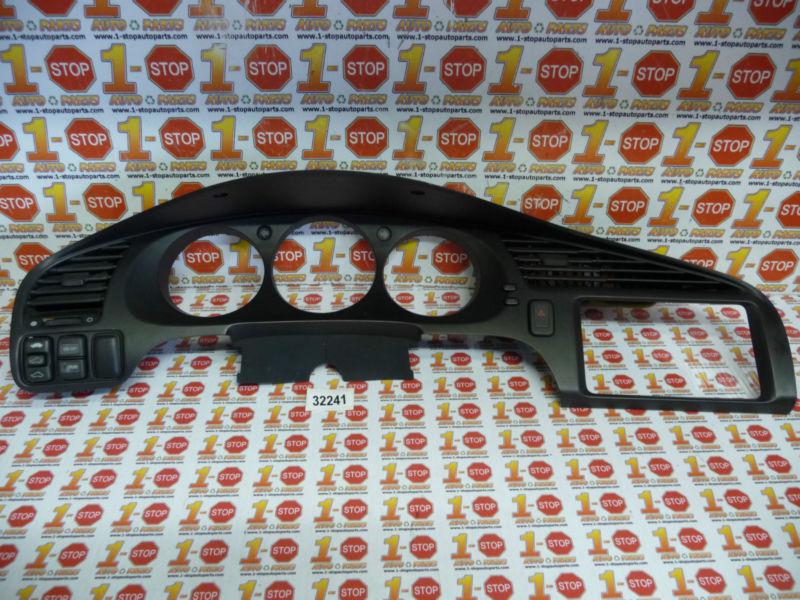 01 02 03 acura cl speedometer dash trim bezel w/ac vents oem