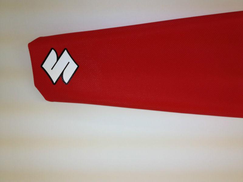 New suzuki "s" rm85 2002-2011 red gripper seat cover