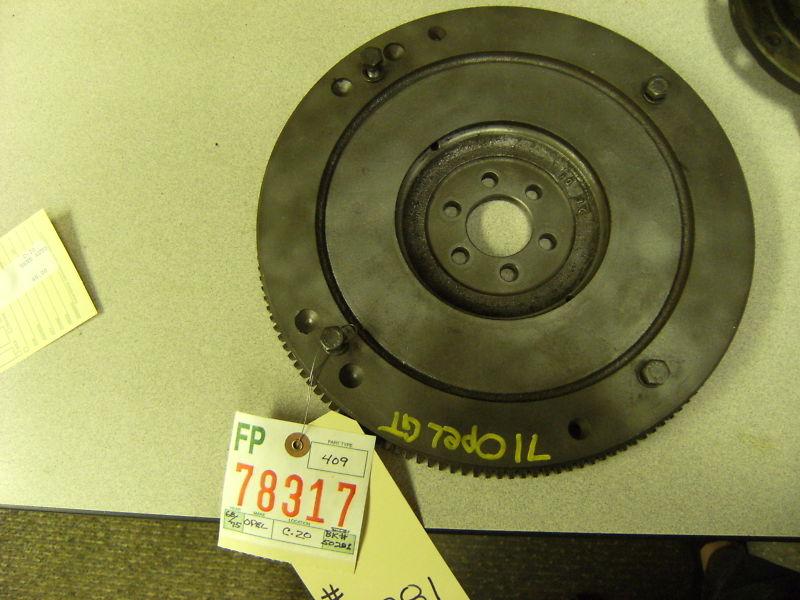 1968-71 opel gt m/t 1.5l & 1.9l manual flywheel, 72-75 opel gt m/t flywheel