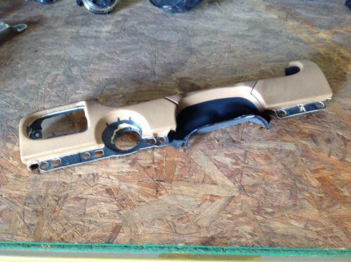 2004 porsche cayenne s lower gauge panel dash tan 7l5857054