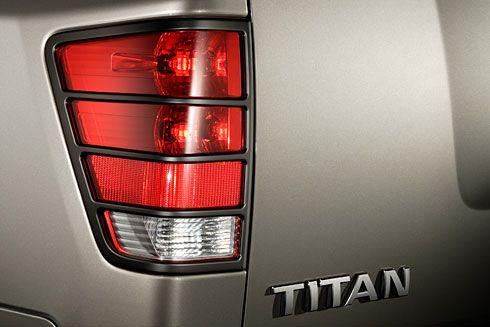 2004-2011 nissan titan black taillight guards oem cheap