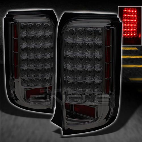 08-10 scion xb bb sport jdm smoked full led tail lights lamps pair left+right