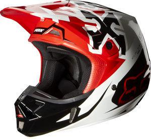 Fox racing v2 anthem 2014 mx/offroad helmet red