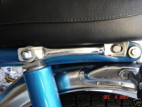 Honda ss50 cl70 new chrome grab bar 1 pair