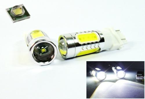 3157 3057 cree smd led projector bulb reverse backup light fog drl 11w 3047 3156