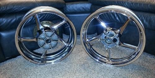 06 07 08 09 10 11 12 yamaha r1r yzf r1 yzf r6 r6  chrome wheel set