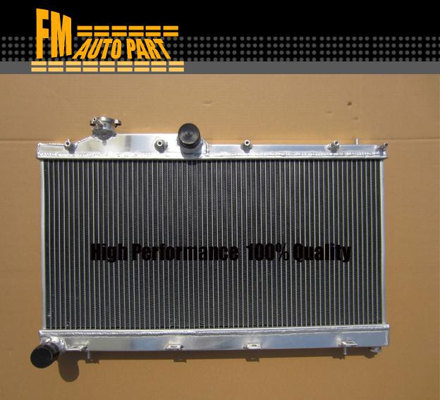 Fits subaru impreza wrx sti 2.5gt 2008-2011 2row turbocharged aluminum radiator 