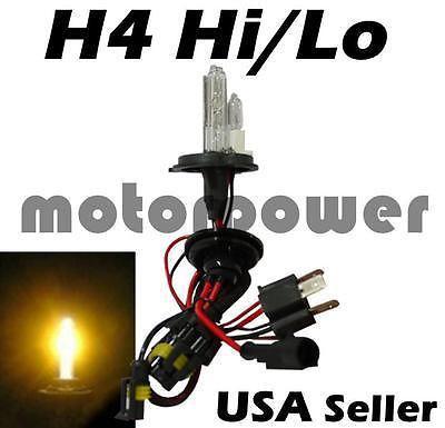 1pc h4/9003-hb2 3k 3000k yellow hid bulb yamaha wr426 wr 426 97-00 01 02 03