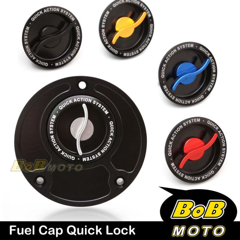 Racing cnc quick lock release fuel cap honda cbr1000rr fireblade 04-10 11 12