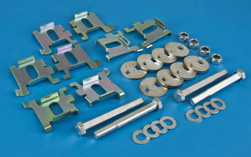 Front caster camber alignment plates bolts kit +/- 1.50 caster & +/- 1.00 camber