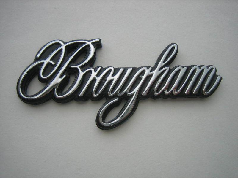 Brougham emblem oem nos cadillac vintage in new condition gm general motors