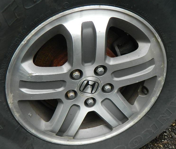 2003-2004 honda pilot 16x6 1/2  5 spoke oem wheel w/warranty