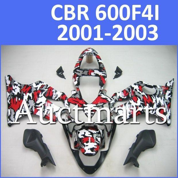 Fit honda 01 02 03 cbr 600f f4i 2001 2002 2003 fairing kit abs plastics d11 c35