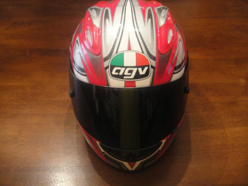 Agv   x-r2   robbiano design race style motorcycle helmet    2008