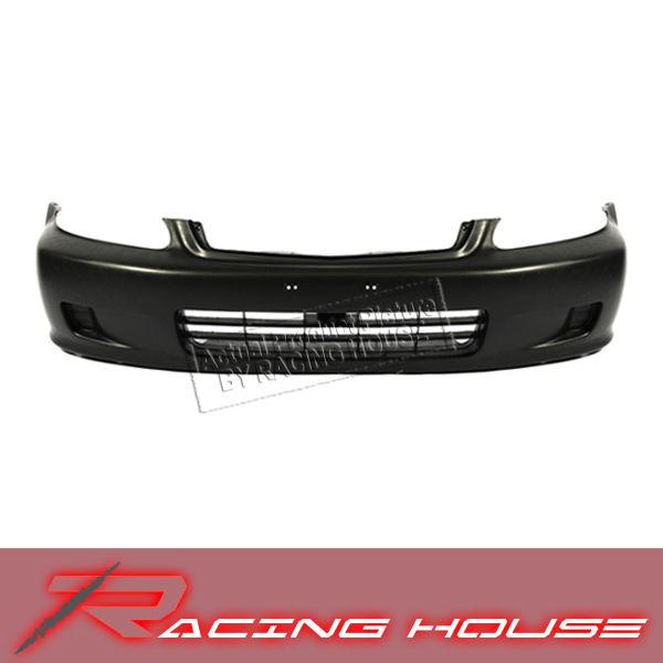 1999-2000 honda civic 2/3/4 dr dx/lx/ex/cx/gx/hx/si unpainted front bumper cover